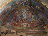 France, Haute-Loire, Le-Puy-en-Velay, Cathedrale Notre-Dame, Porche, Fresque (2)